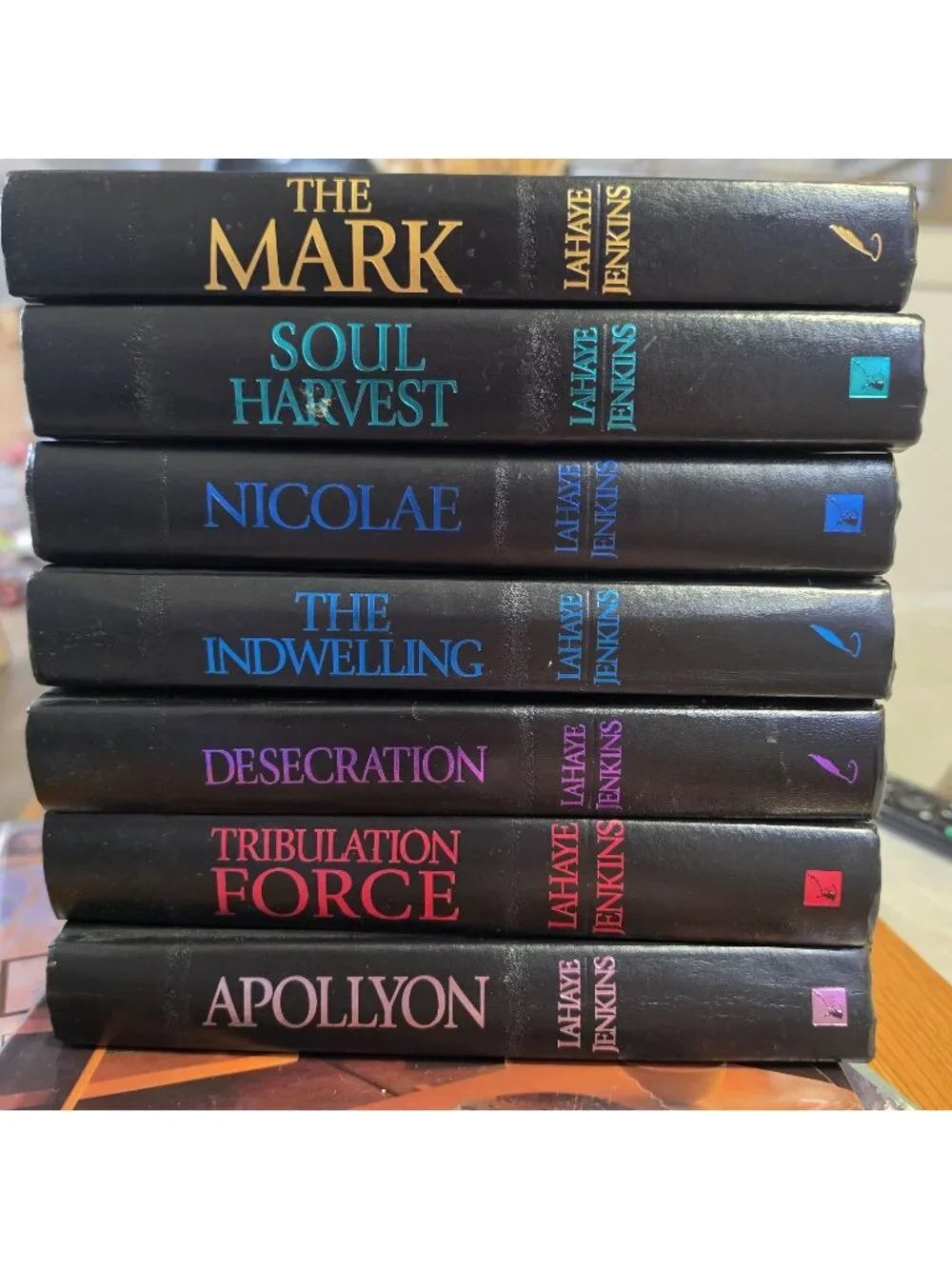 Left Behind Series Hardcover Lot: The Mark Soul Harvest Nicolae The Indwelling D